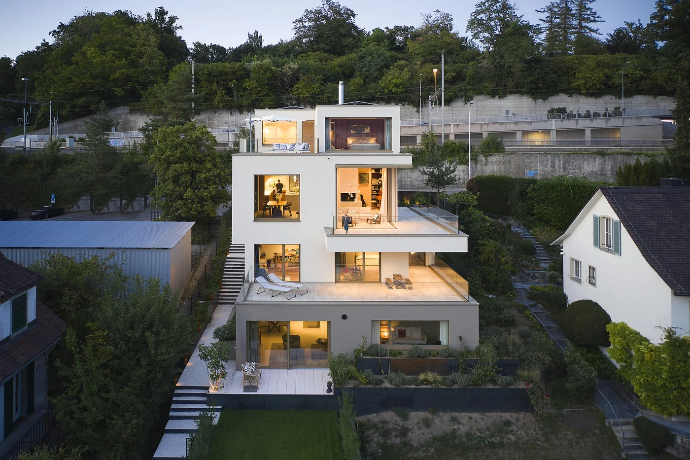 Villa Hecht in Zürichsee, Architektur von MartyDesignHaus