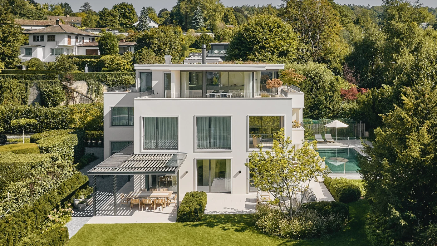 Villa am Zürichsee in Zürichsee, Architektur von TK Architekten AG