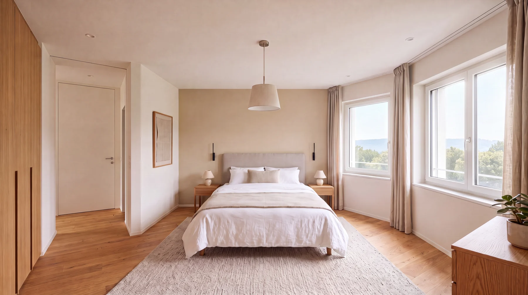 Schlafzimmer – Visualisierung · Zürich-Witikon, Zürich